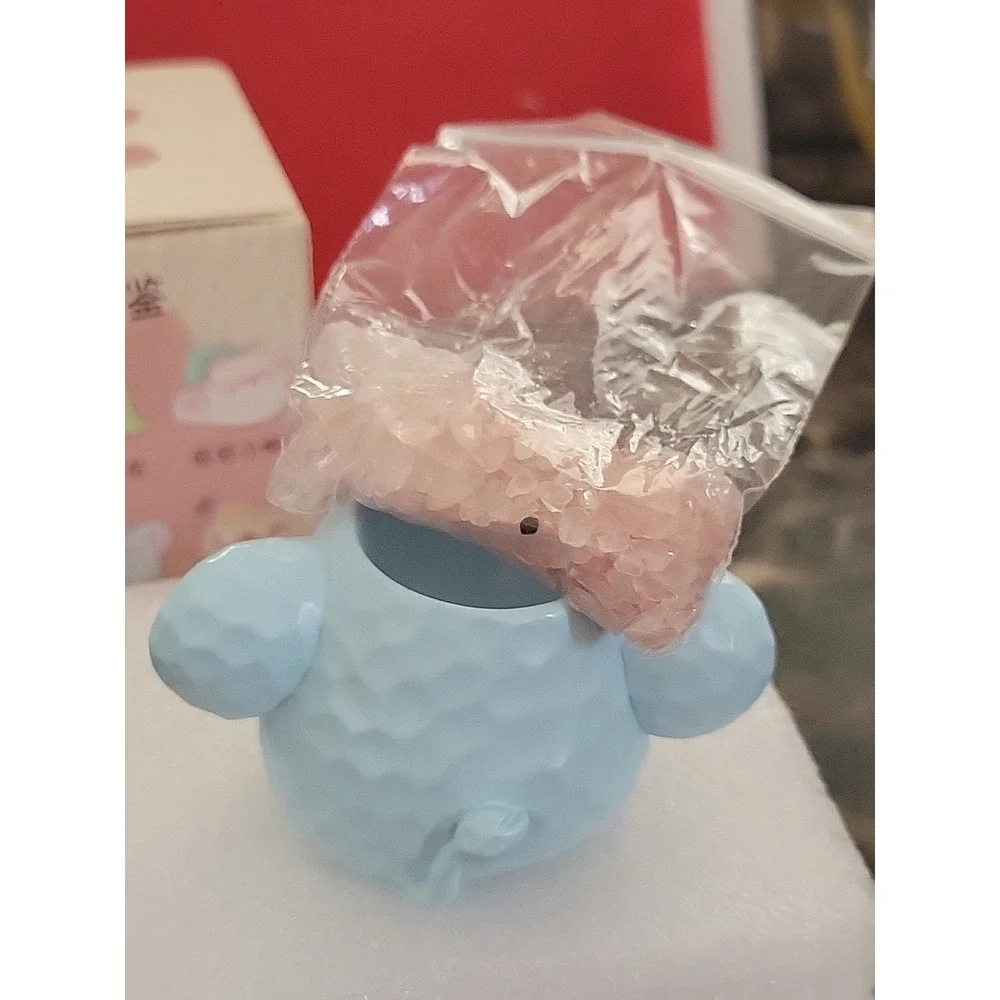 Cute Cat Pal Crystal blind box. It features small cat figurines With Stones.
